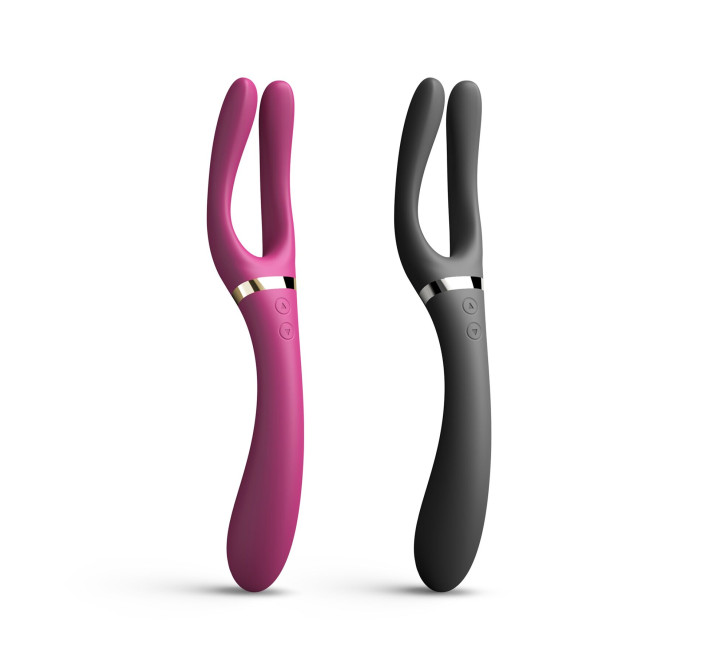 Вибратор-стимулятор Dorcel INFINITE JOY BLACK, многофункциональный, унисекс