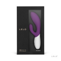 Вибратор-кролик LELO Ina Wave 2 Plum, манящее движение ствола + вибрации Вибратор-кролик LELO Ina Wave 2 Plum, манящее движение ствола + вибрации