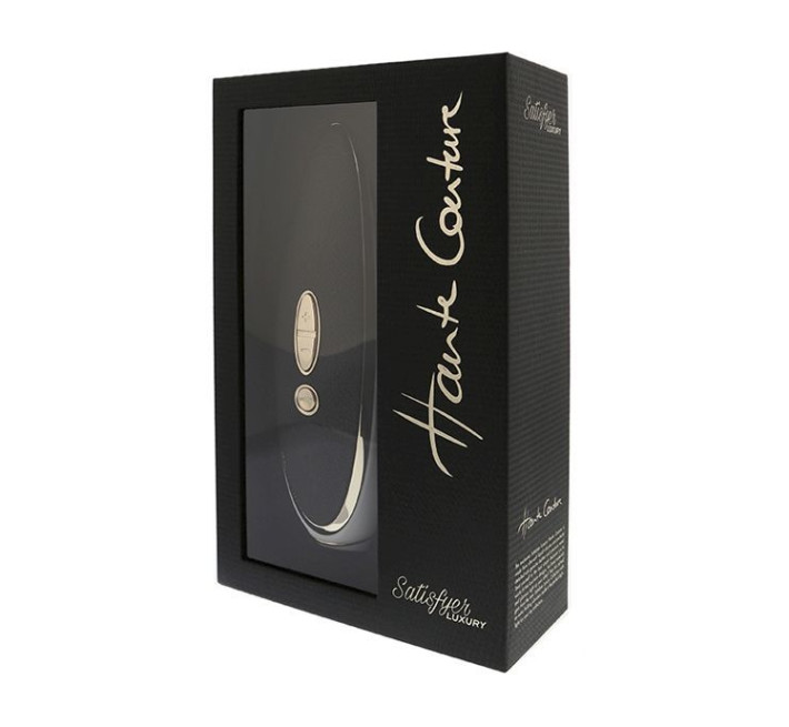 Вакуумний клітор стимулятор Satisfyer Luxury Haute Couture Чорний