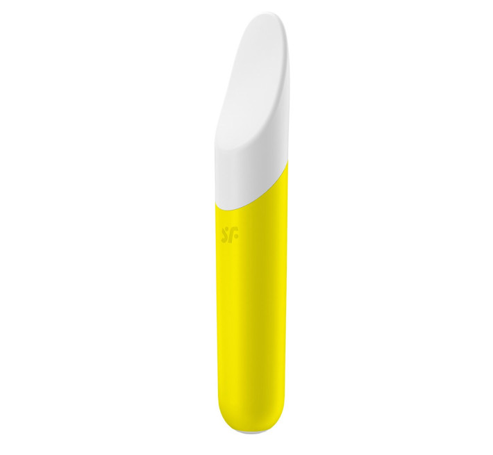 Минивибратор с гибким язычком Satisfyer Ultra Power Bullet 7 Желтый