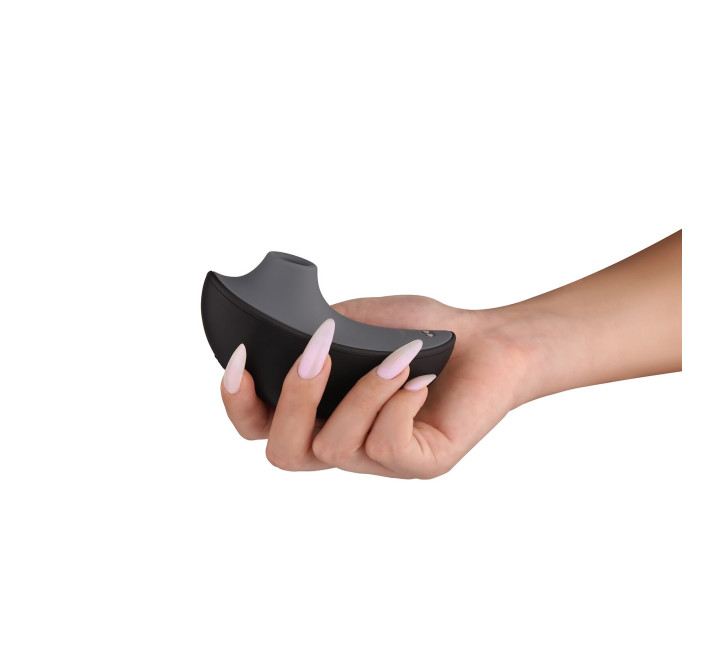 Вакуумный клиторальный смарт-стимулятор Svakom Pulse Galaxie Midnight Black, проектор звездного неба