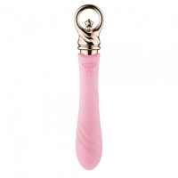 Вібромасажер з функцією підігріву Zalo Courage Рожевий