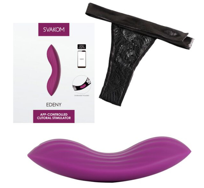 Кліторальний вібратор Svakom Edeny Violet