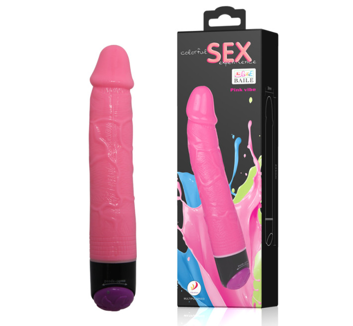 Гелевий вібратор LyBaile Рожевий BW0212