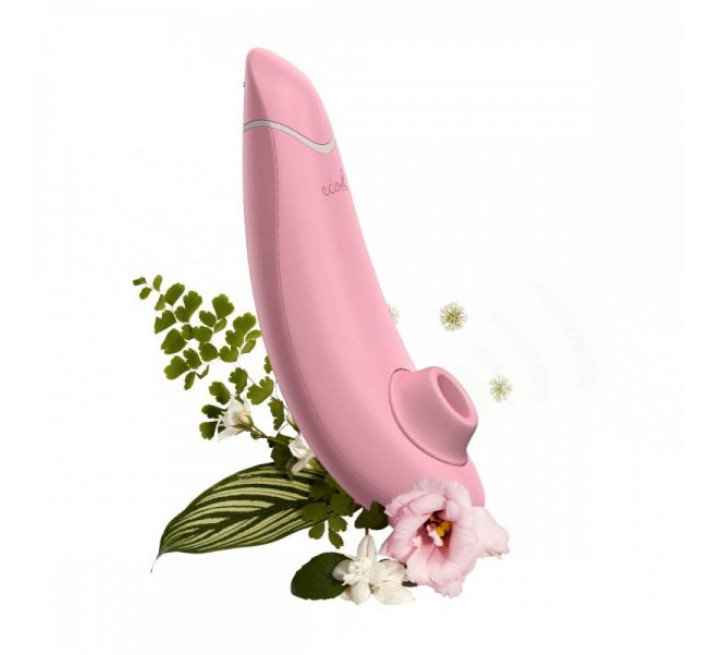 Вакуумный стимулятор клитора из биоматериалов Womanizer Premium Eco Pink