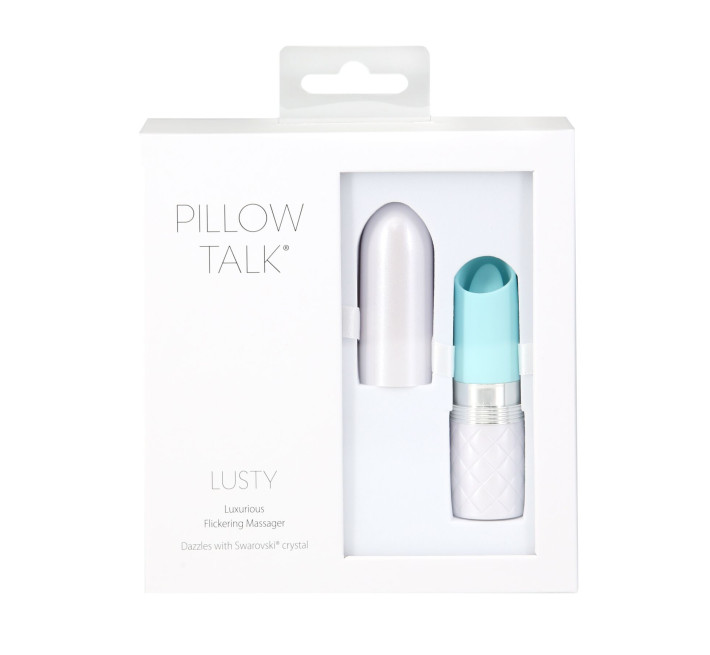 Вибратор Pillow Talk Lusty Luxurious Flickering Massager - Teal