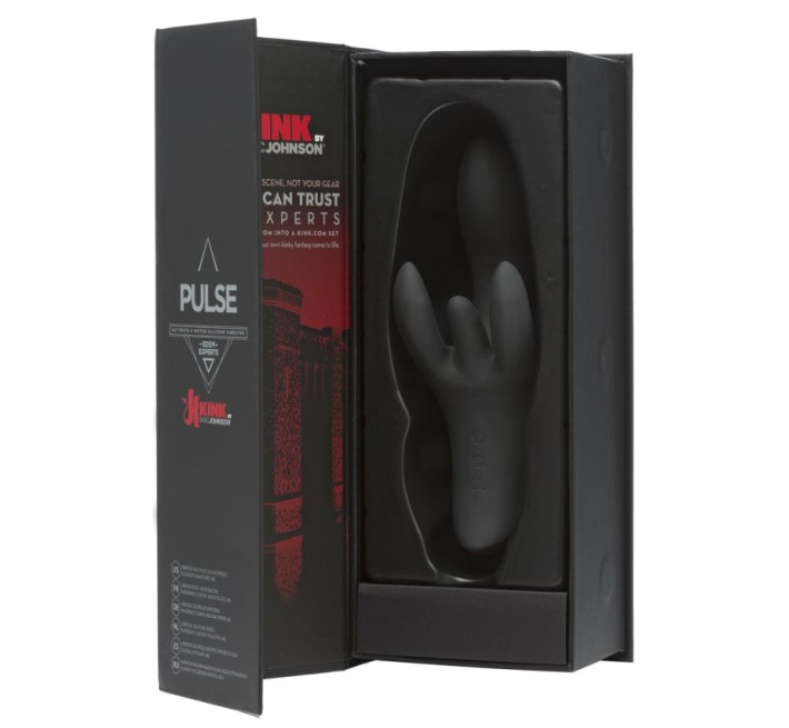 Вібратор-кролик Doc Johnson Kink - Pulse - Ultimate 4 Motor Silicone Vibrator