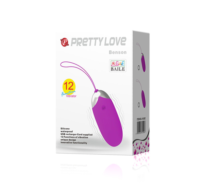 Віброяйце Pretty Love Benson Фіолетове