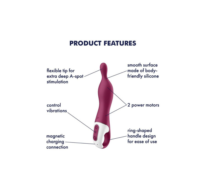 Вібратор для точки А Satisfyer A-Mazing 1 Berry