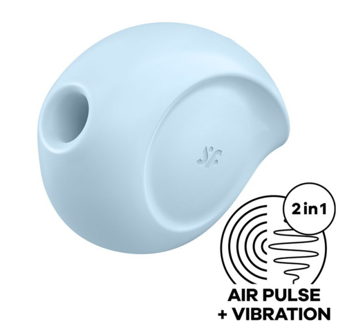 Вакуумный клиторальный стимулятор с вибрацией Satisfyer Sugar Rush Blue