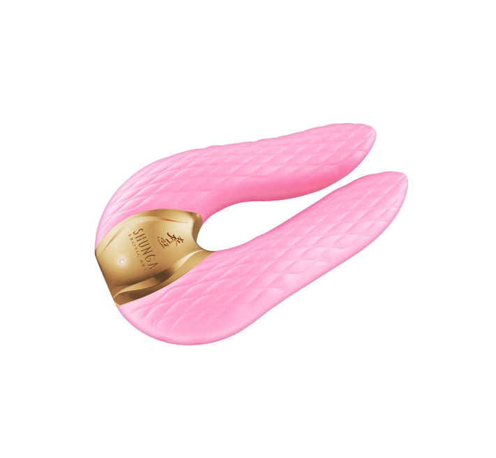Вібратор для клітора Shunga Aiko Light Pink, гнучкі кінчики