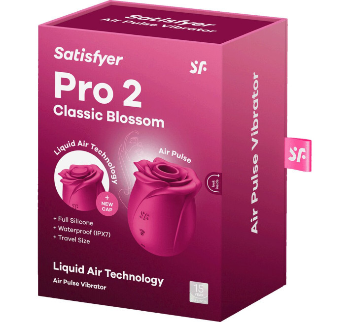 Вакуумный клиторальный стимулятор Satisfyer Pro 2 Classic Blossom, технология Liquid Air