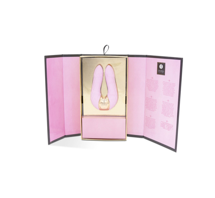 Вібратор для клітора Shunga Aiko Light Pink, гнучкі кінчики