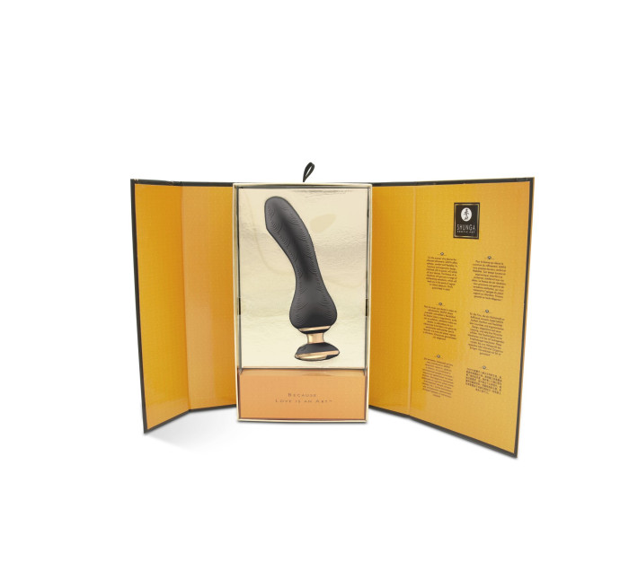 Вибратор для точки G Shunga Sanya Black, гибкий ствол