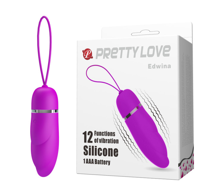 Виброяйцо Pretty Love Edwina Розовое