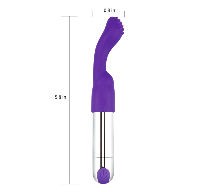 Клиторальный стимулятор LoveToy IJOY Rechargeable Versatile Tickler Purple