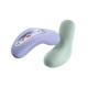 Накладной вибратор Fun Factory LAYA III soft violet, эффект постукивания пальцем