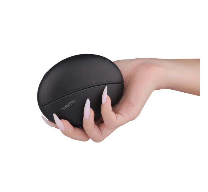 Вакуумный клиторальный смарт-стимулятор Svakom Pulse Galaxie Midnight Black, проектор звездного неба