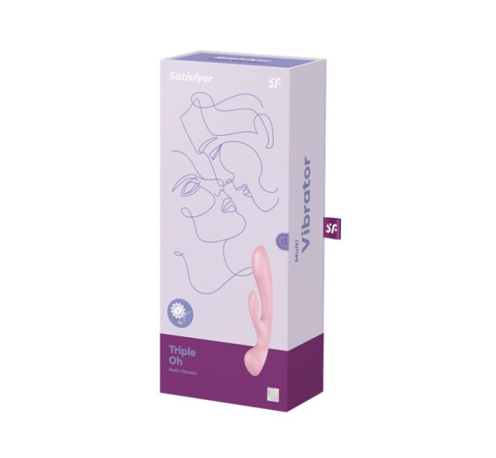 Вибратор-кролик Satisfyer Triple Oh Pink
