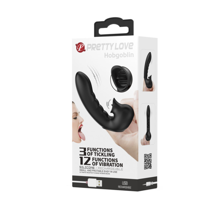 Насадка на палець Pretty Love Hobgoblin Finger Vibrator Black