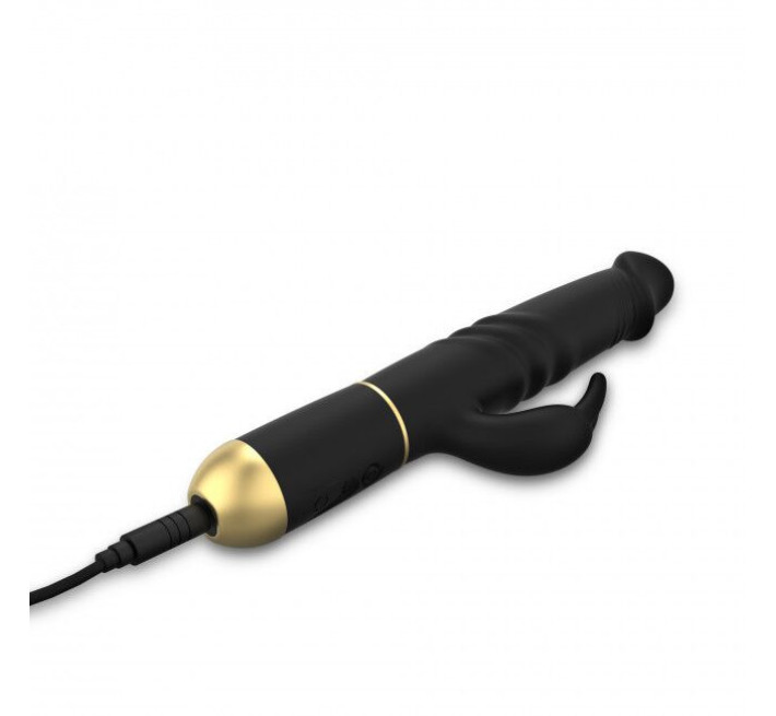 Вибратор Dorcel Furious Rabbit 2.0 с возвратно-поступательными движениями головки, перезаряжаемый