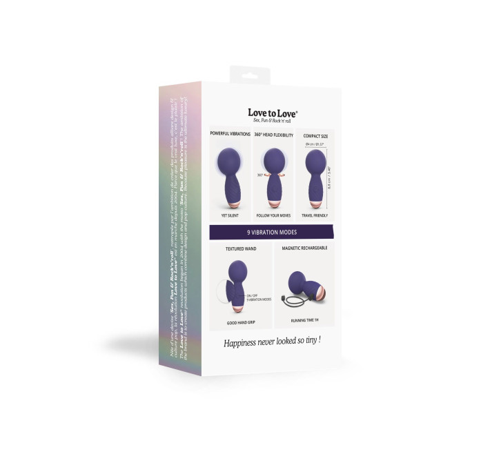 Мінівібромасажер Love To Love Itsy Bitsy – Midnight Indigo