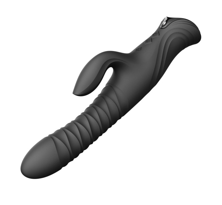 Пульсатор-кролик с вибрацией Zalo Mose 2 Obsidian Black