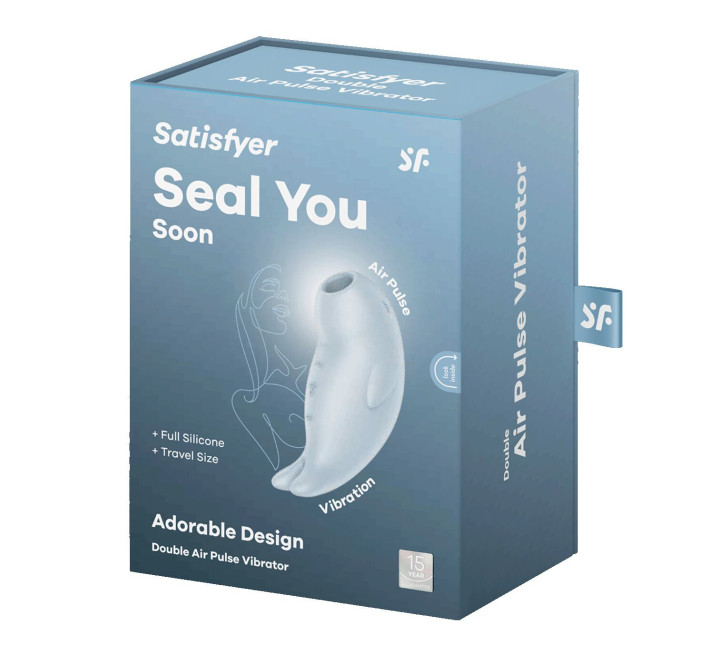 Вакуумний кліторальний стимулятор з вібрацією Satisfyer Seal You Soon, 2 незалежні мотори