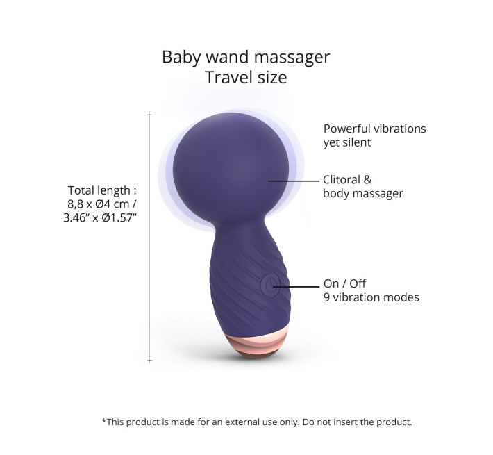 Мінівібромасажер Love To Love Itsy Bitsy – Midnight Indigo