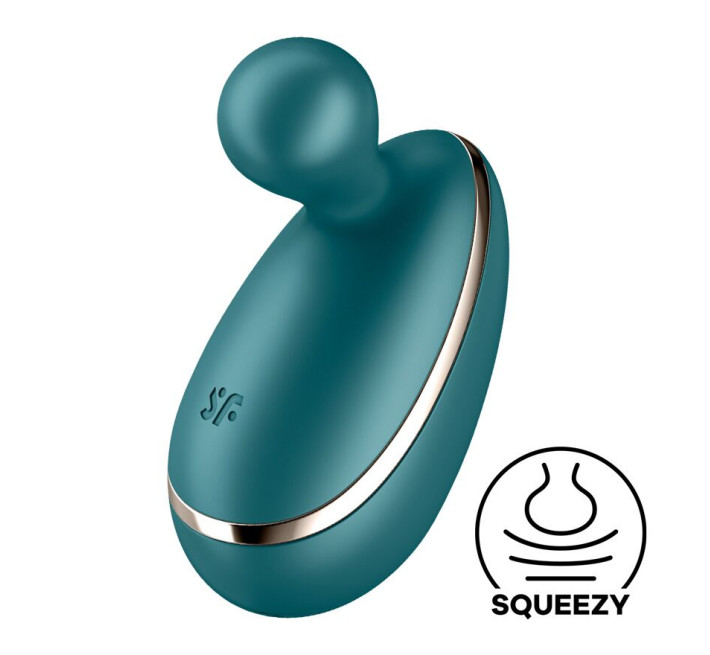 Вібратор для зовнішньої стимуляції Satisfyer Spot On 1 Green, гнучкий відросток