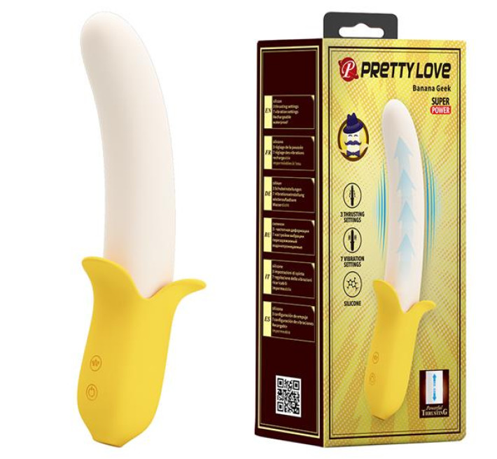 Вибратор Pretty Love Banana Geek Vibrator