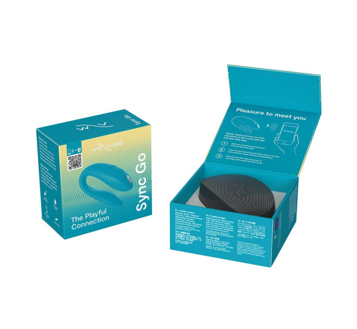 Смарт-вибратор для пар We-Vibe Sync GO Turquoise