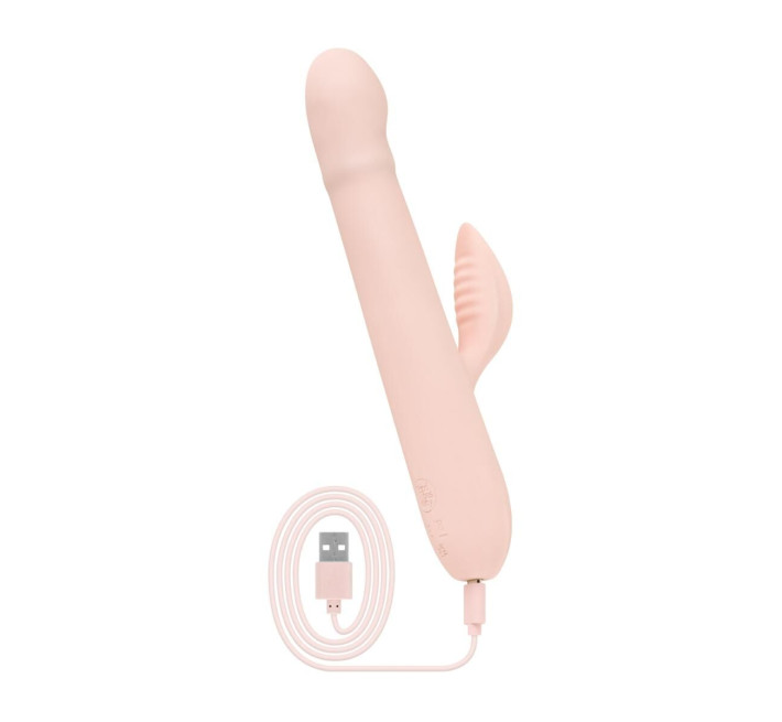 Вібратор-кролик Good Vibes Only - SHAI Thrusting Vibrator Soft Silicone - Pink