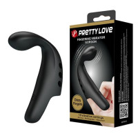 Вибронасадка на палец Pretty Love Fingering Vibrator Gordon Black