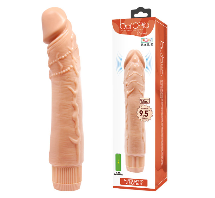 Вібратор LyBaile Barbara Dybbuk Flesh, 24 см