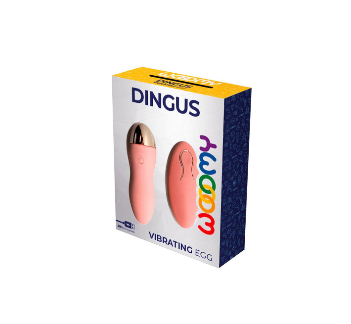 Виброяйте Wooomy Dingus Vibrating Egg, с пультом управления, 10 режимов
