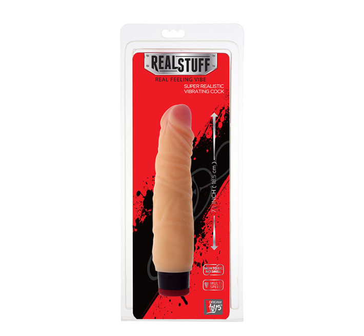 Вібромасажер Dreamtoys Realistx 7inch Vibrator Тілесний