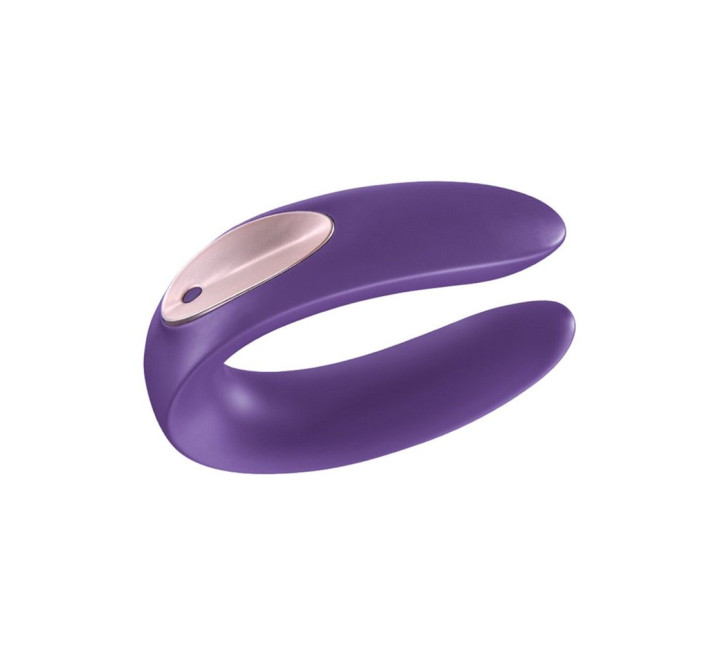 Вибратор для пар Satisfyer Double Plus Remote с пультом ДУ и двумя моторчиками