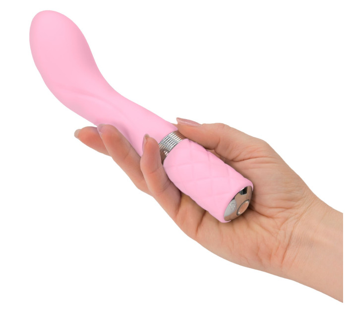 Розкішний вібратор PILLOW TALK Sassy із кристалом Сваровськи Рожевий