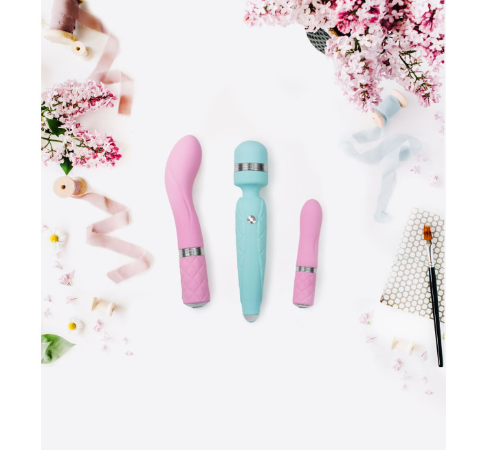 Розкішний вібратор PILLOW TALK Sassy із кристалом Сваровськи Рожевий