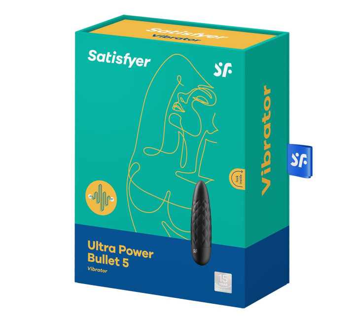 Минивибратор Satisfyer Ultra Power Bullet 5 Черный