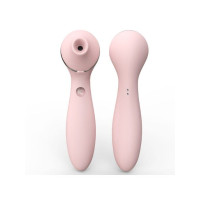 Вакуумный вибратор KisToy Polly Plus Розовый