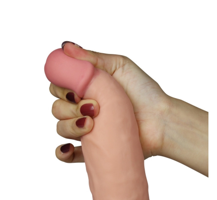 Вибратор LoveToy The Ultra Soft Dude Vibrating 8.5 Телесный