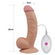 Вибратор LoveToy The Ultra Soft Dude Vibrating 8.5 Телесный