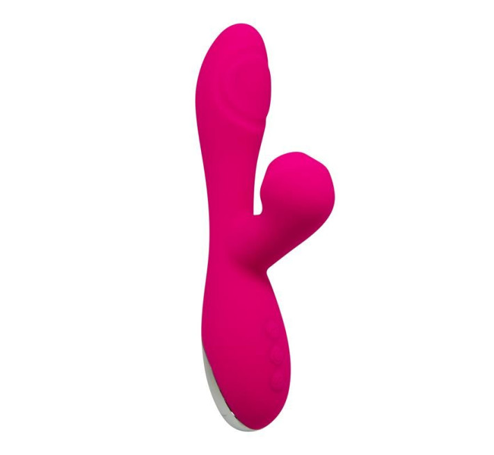 Вібратор-кролик 3в1 Alive Caribbean Shine з вакуумом та пульсуючою стимуляцією точки G Рожевий