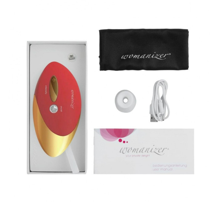 Вакуумный клиторальный стимулятор Womanizer W-500 Red