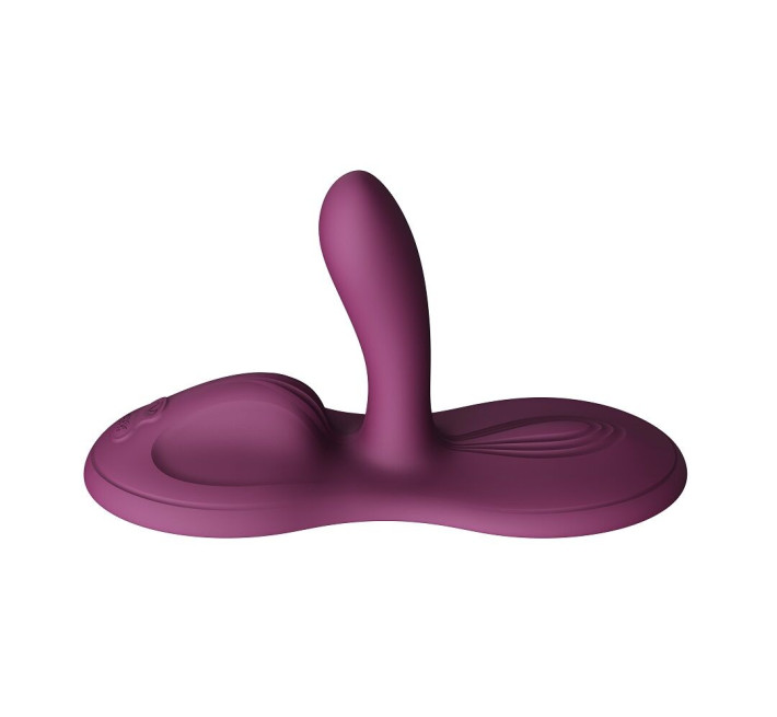 Sit-on-top смарт-вібратор Zalo – Flora Smart Vibrating Pad Velvet Purple, 9 моторів