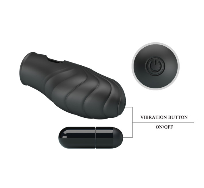 Насадка на палец Pretty Love Lich Finger Vibrator Black