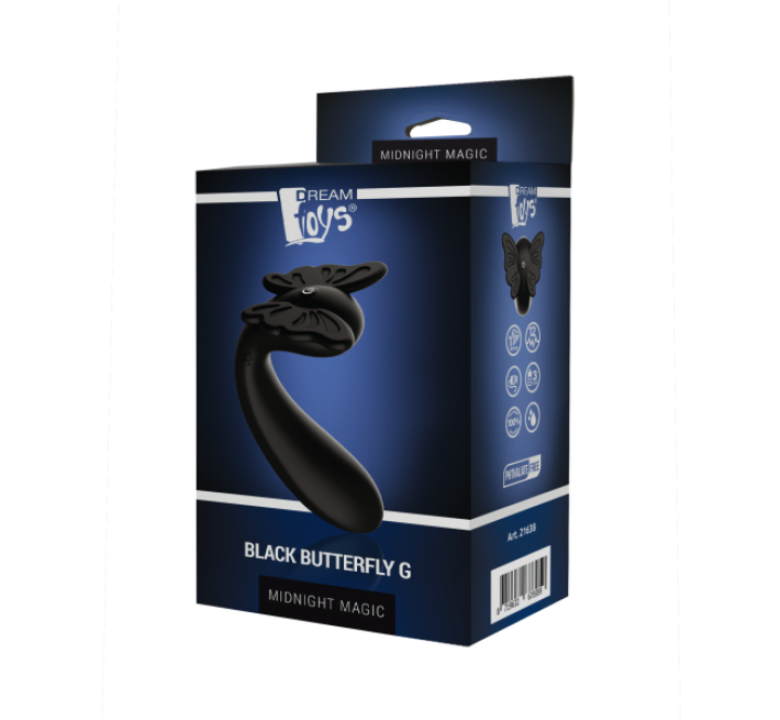 Вібромасажер Dreamtoys Midnight Magic Black Butterfly G
