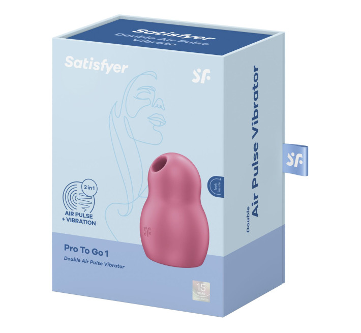 Вакуумный стимулятор Satisfyer Pro To Go 1 Red